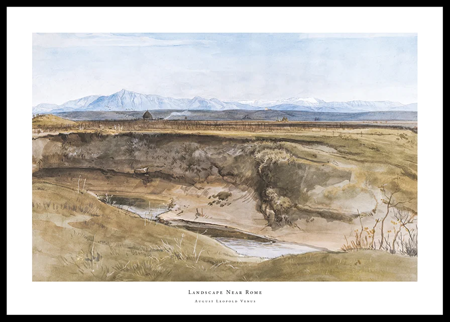Landscape Near Rome By August Leopold Venus-12