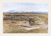 Landscape Near Rome By August Leopold Venus-5