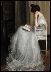 Mujer Leyendo By Jacques Émile Blanche-2