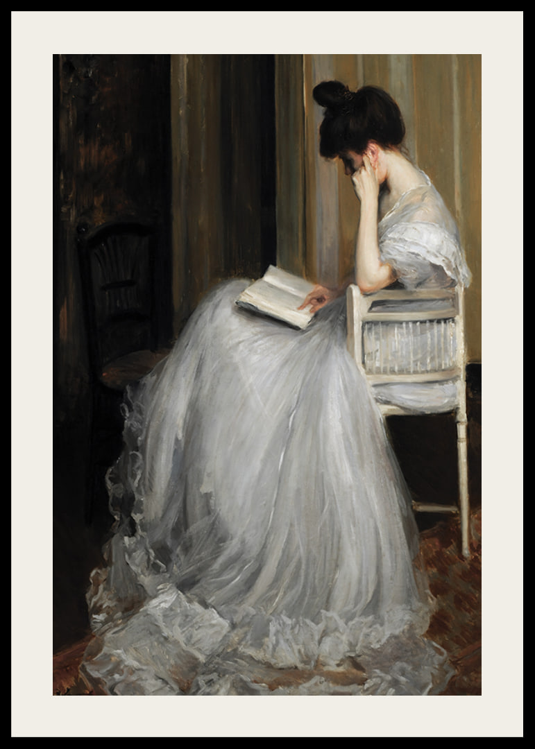 Mujer Leyendo By Jacques Émile Blanche-12