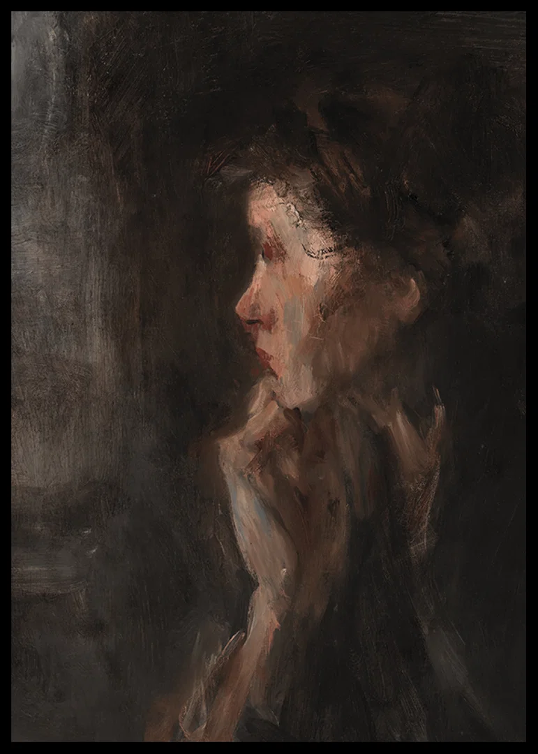 Overpeinzing By Jozef Israëls-12