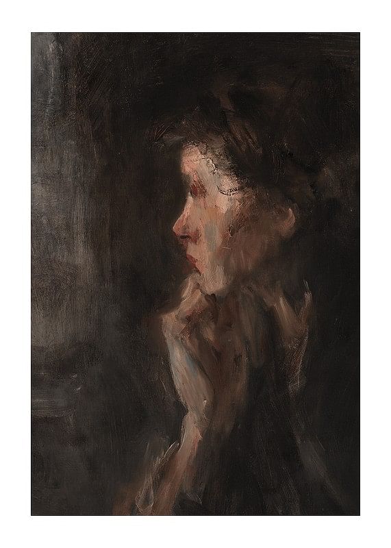 Plagát Overpeinzing By Jozef Israëls