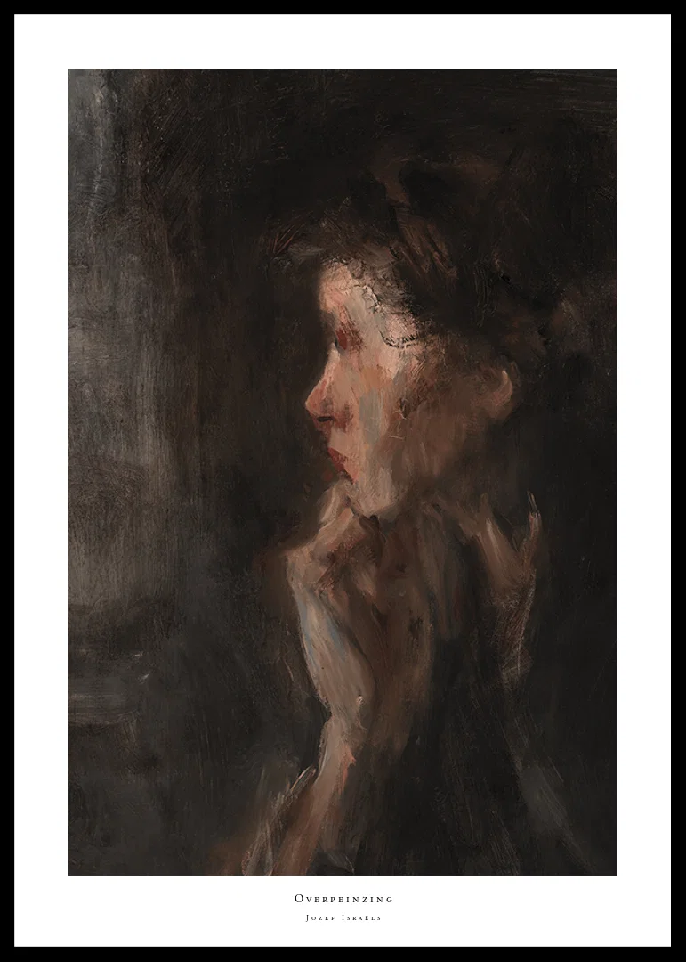 Overpeinzing By Jozef Israëls-12