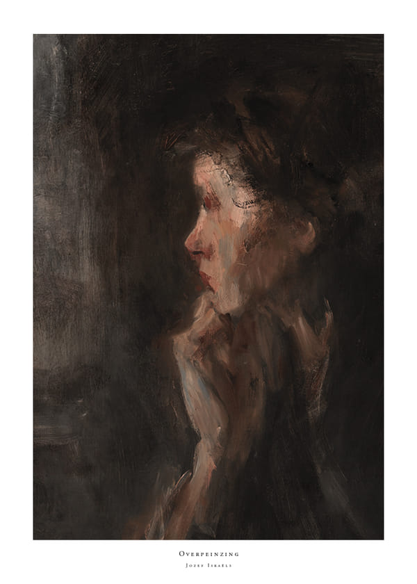 Plakatas Overpeinzing By Jozef Israëls