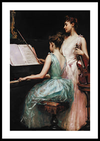The Sonata By Irving Ramsay Wiles-2