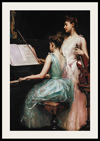 The Sonata By Irving Ramsay Wiles-4