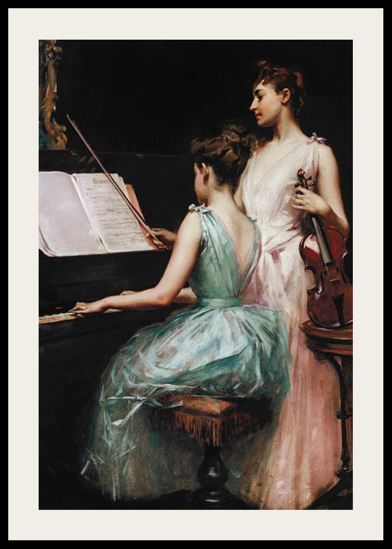 The Sonata By Irving Ramsay Wiles-12