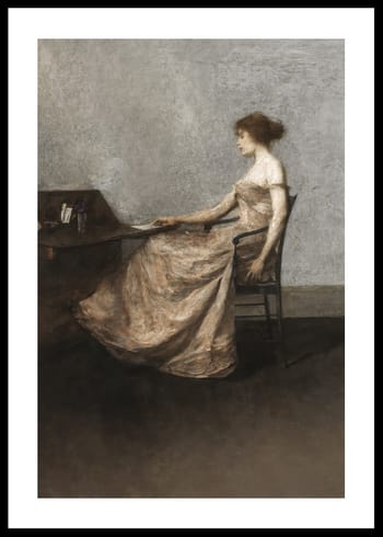 Plakat The Letter By Thomas Dewing
