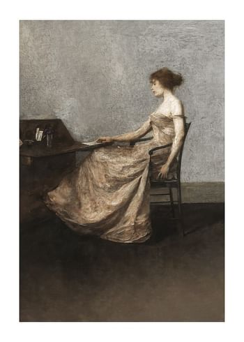 Plakat The Letter By Thomas Dewing