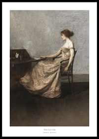 The Letter By Thomas Dewing-0