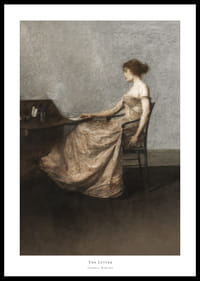 The Letter By Thomas Dewing-0