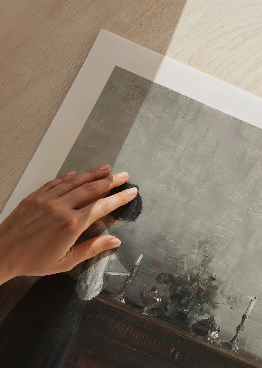 Interiør Med Kunstnerens Hustru By Carl Holsøe-12