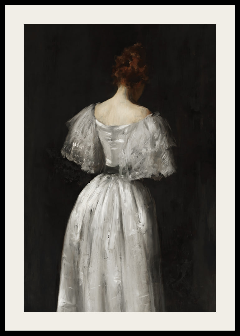 Seventeenth Century Lady By William Merritt Chase-12