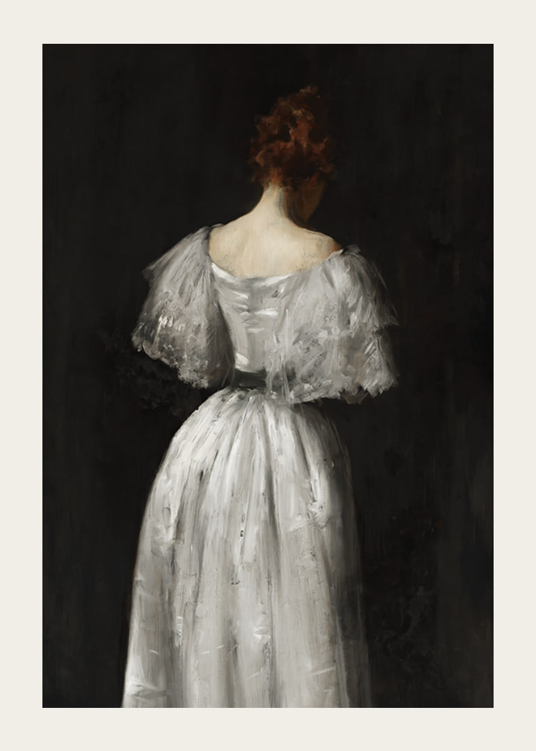 Seventeenth Century Lady By William Merritt Chase-12