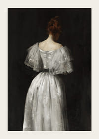 Seventeenth Century Lady By William Merritt Chase-5