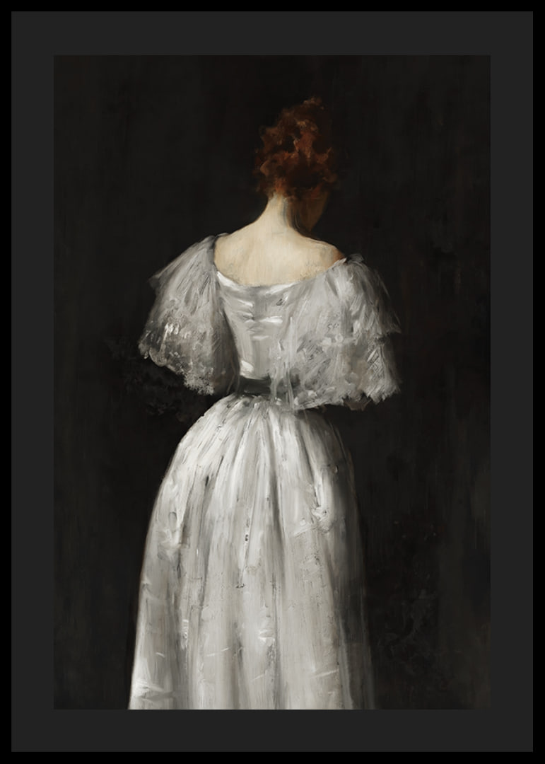 Seventeenth Century Lady By William Merritt Chase-12