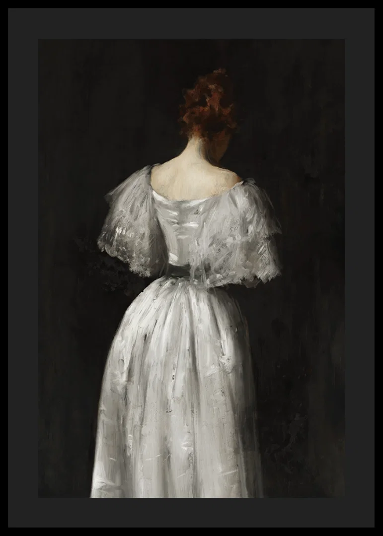 Seventeenth Century Lady By William Merritt Chase-12