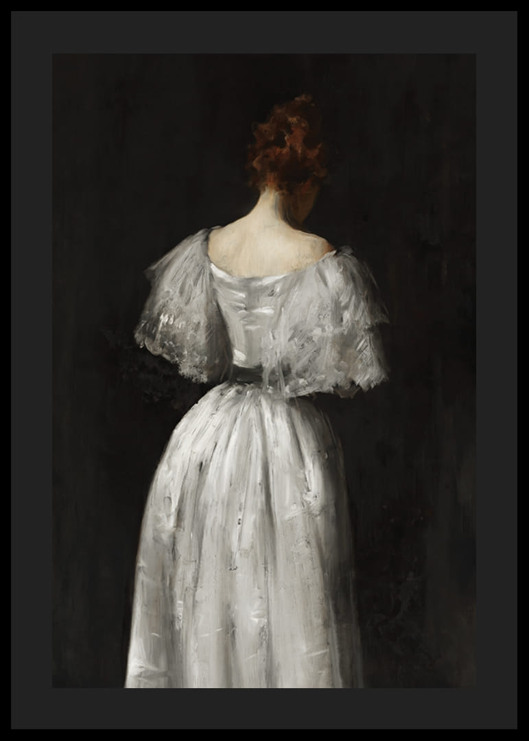 Seventeenth Century Lady By William Merritt Chase-12