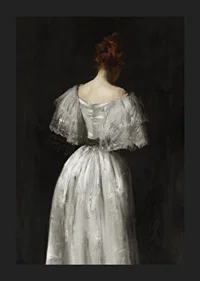 Seventeenth Century Lady By William Merritt Chase-7