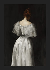 Seventeenth Century Lady By William Merritt Chase-7