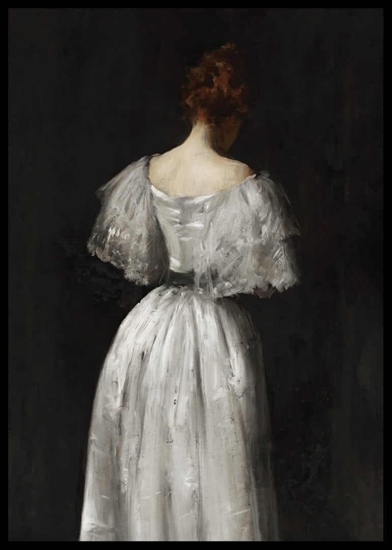 Seventeenth Century Lady By William Merritt Chase-12