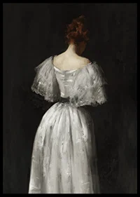 Seventeenth Century Lady By William Merritt Chase-8