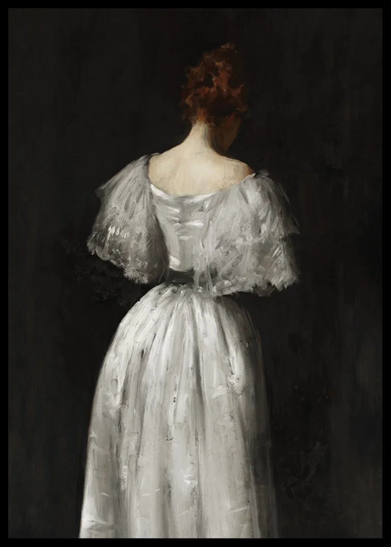 Seventeenth Century Lady By William Merritt Chase-12