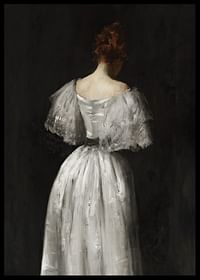 Seventeenth Century Lady By William Merritt Chase-2