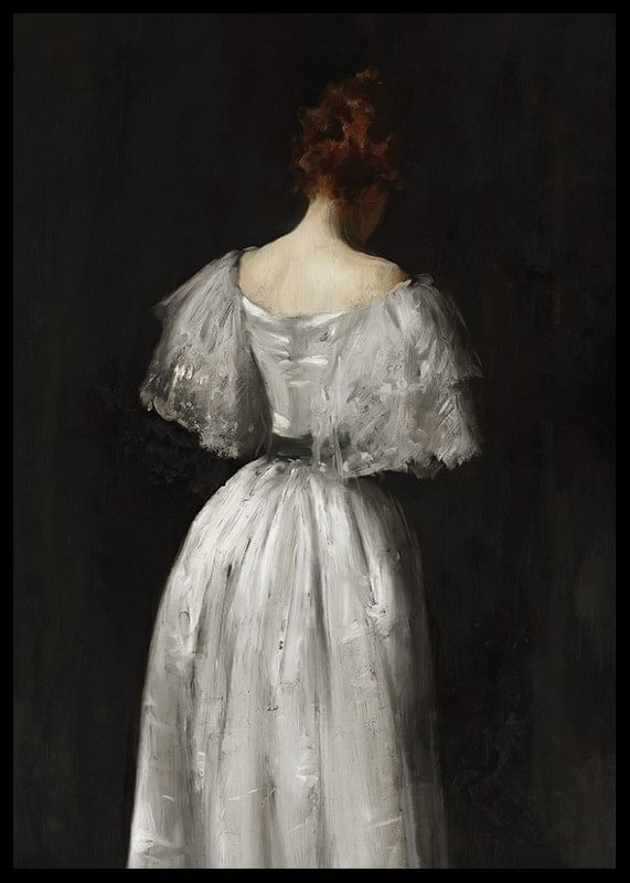 Seventeenth Century Lady By William Merritt Chase-12