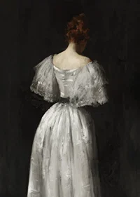 Seventeenth Century Lady By William Merritt Chase-9