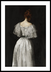 Seventeenth Century Lady By William Merritt Chase-2