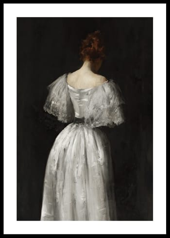 Poster Seventeenth Century Lady By William Merritt Chase