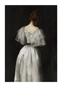 Seventeenth Century Lady By William Merritt Chase-3