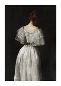 Seventeenth Century Lady By William Merritt Chase-3