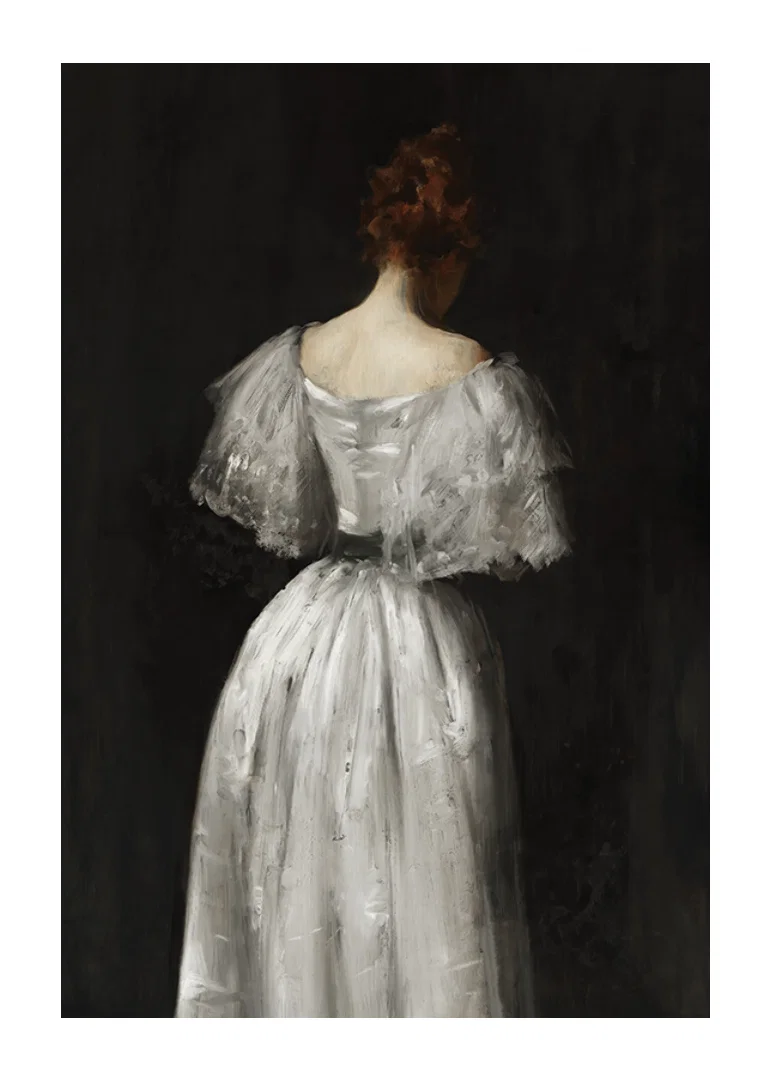 Seventeenth Century Lady By William Merritt Chase-12