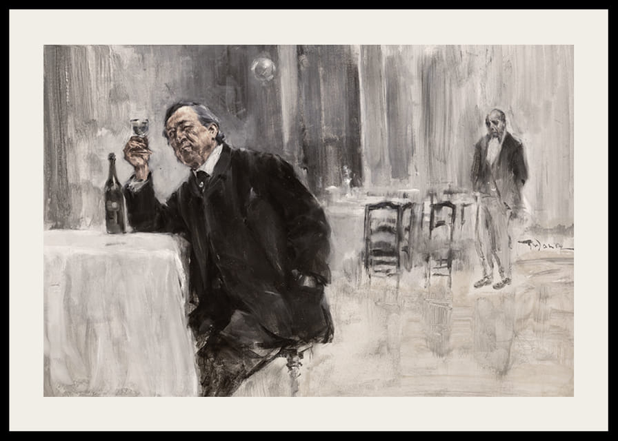 Öl Auf Holzplatte By Friedrich Wahle Der Weinkenner-12