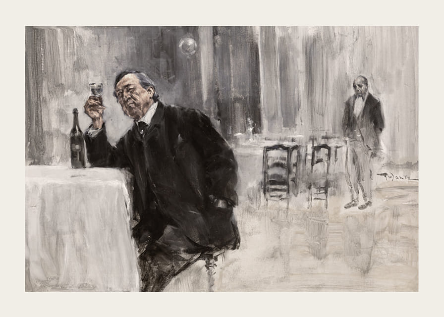 Öl Auf Holzplatte By Friedrich Wahle Der Weinkenner-12