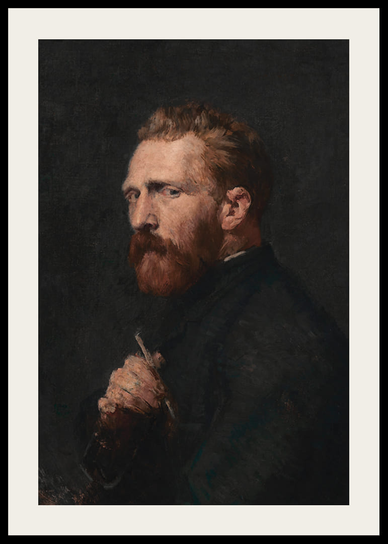 Portrait Of Vincent Van Gogh By John Peter Russell-12