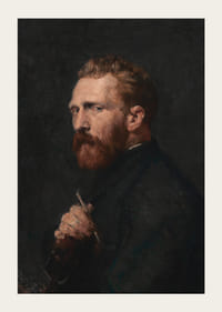 Portrait Of Vincent Van Gogh By John Peter Russell-5