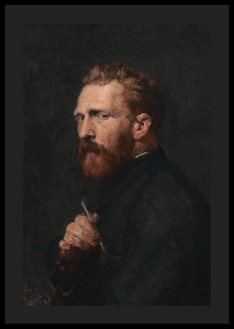 Portrait Of Vincent Van Gogh By John Peter Russell-12