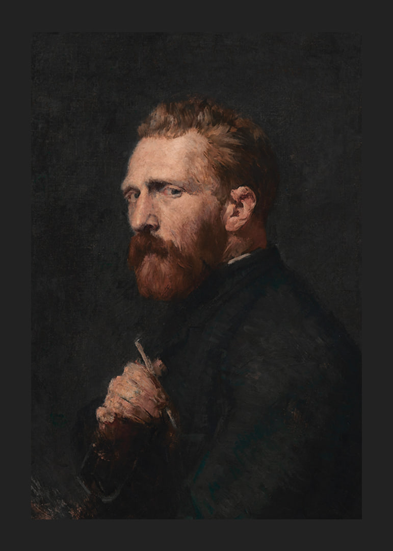 Portrait Of Vincent Van Gogh By John Peter Russell-12