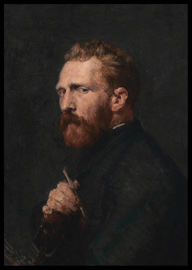 Portrait Of Vincent Van Gogh By John Peter Russell-12