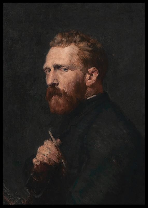 Portrait Of Vincent Van Gogh By John Peter Russell-12