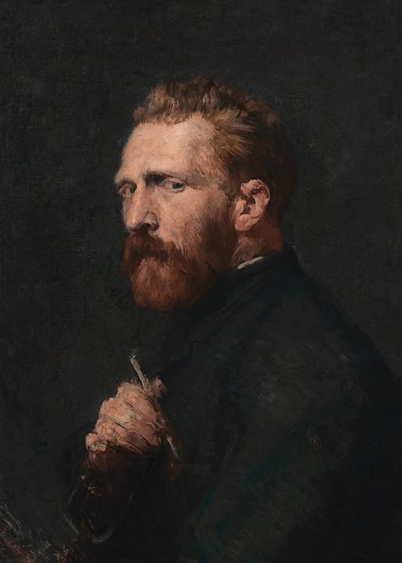 Portrait Of Vincent Van Gogh By John Peter Russell-12
