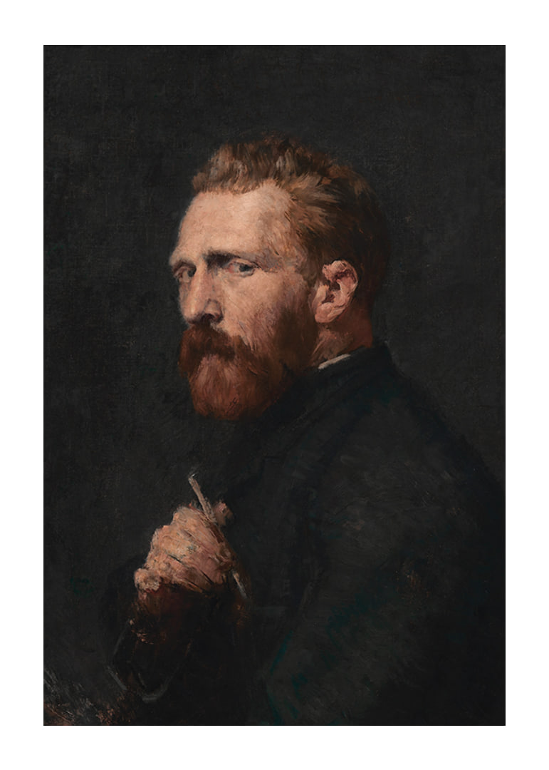 Portrait Of Vincent Van Gogh By John Peter Russell-12
