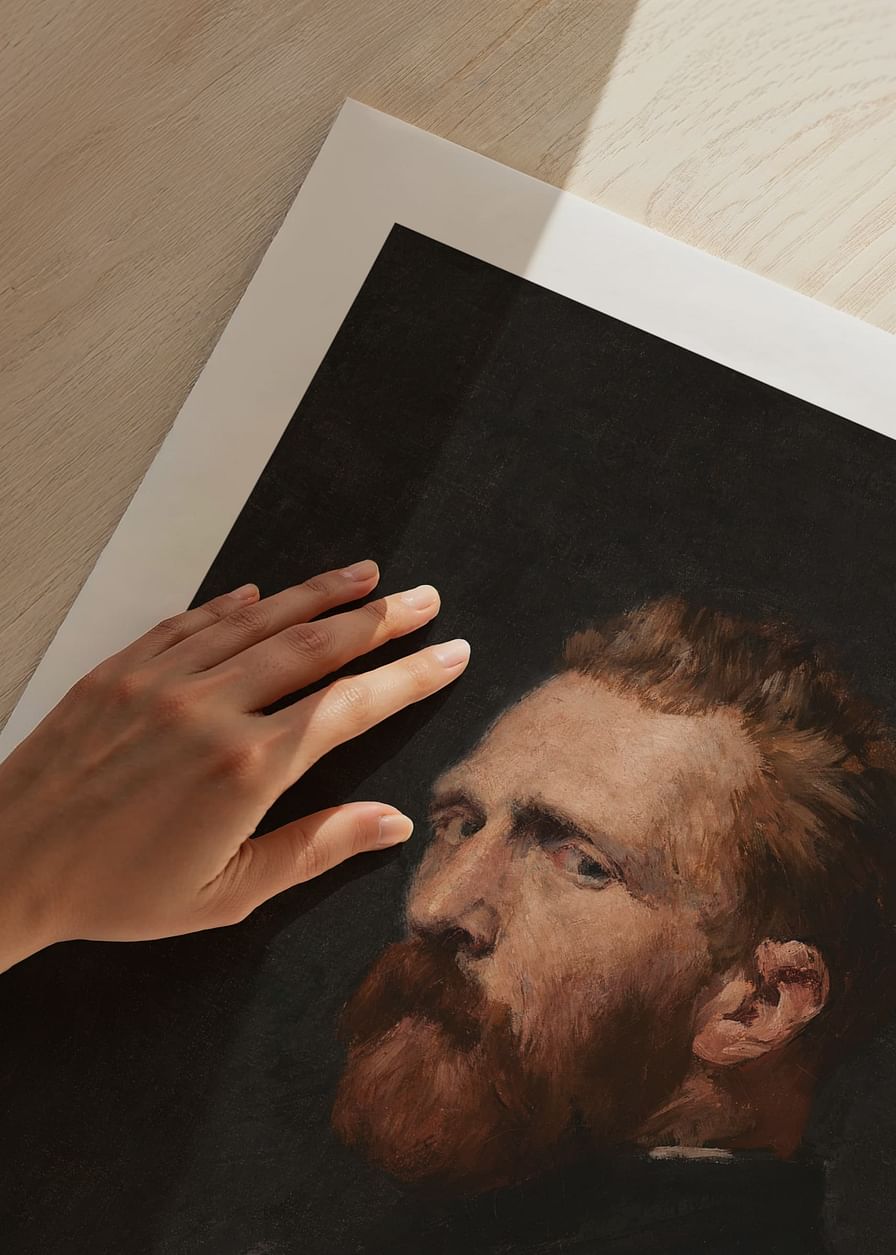 Portrait Of Vincent Van Gogh By John Peter Russell-12