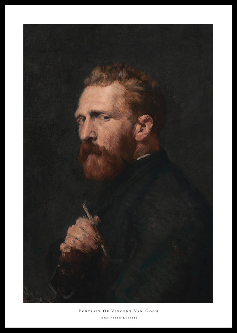 Portrait Of Vincent Van Gogh By John Peter Russell-12