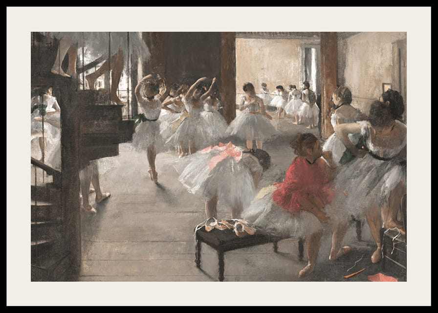 The Dance Class By Edgar Degas-12