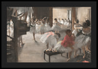 The Dance Class By Edgar Degas-6