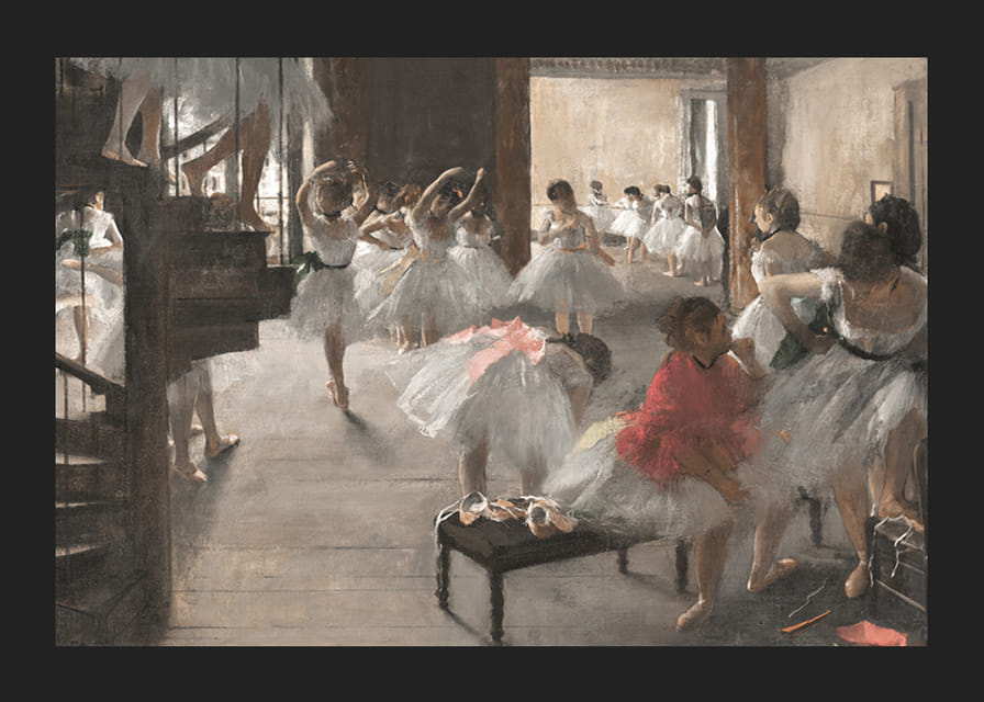 The Dance Class By Edgar Degas-12